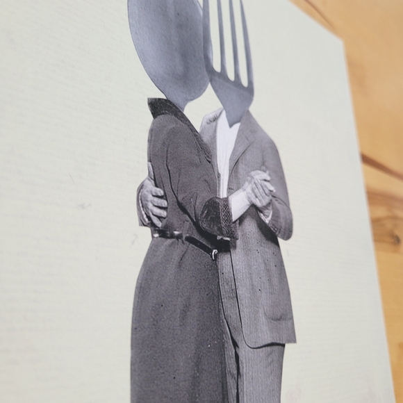 Kitchen Print Fork and Spoon - Picture 3 of 4